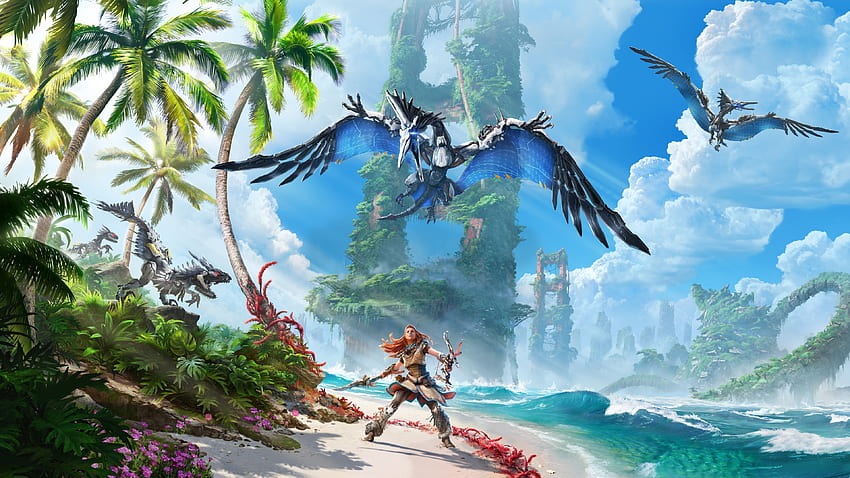 Horizon Forbidden West, Videospiel, Aloy HD-Hintergrundbild