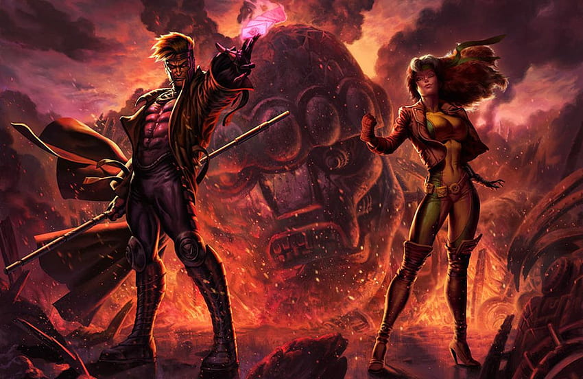 Gambit And Rogue for Android, Gambito X Men HD wallpaper