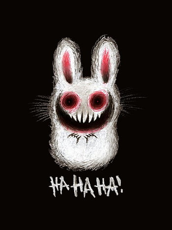 scary bunnies drawings