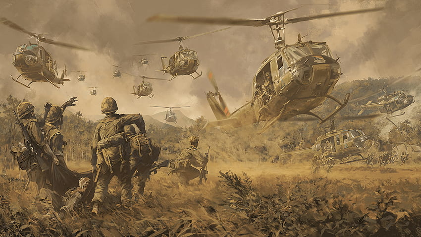 Wojna w Wietnamie — dla technologii, wojna w Wietnamie na PC Tapeta HD
