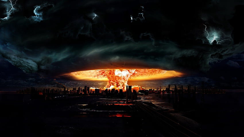 Nuclear explosion, explosion, 06, fantasy, , 11, 2012 HD wallpaper