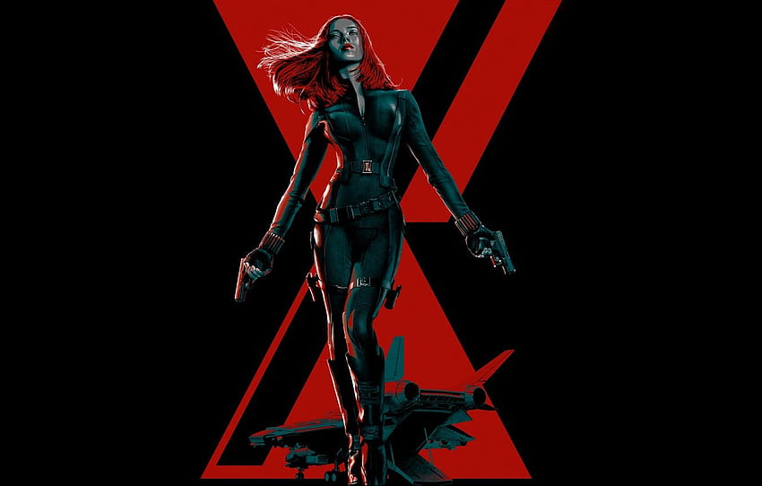 Scarlett Johansson, art, Black Widow, Natasha, Natasha Romanoff HD wallpaper