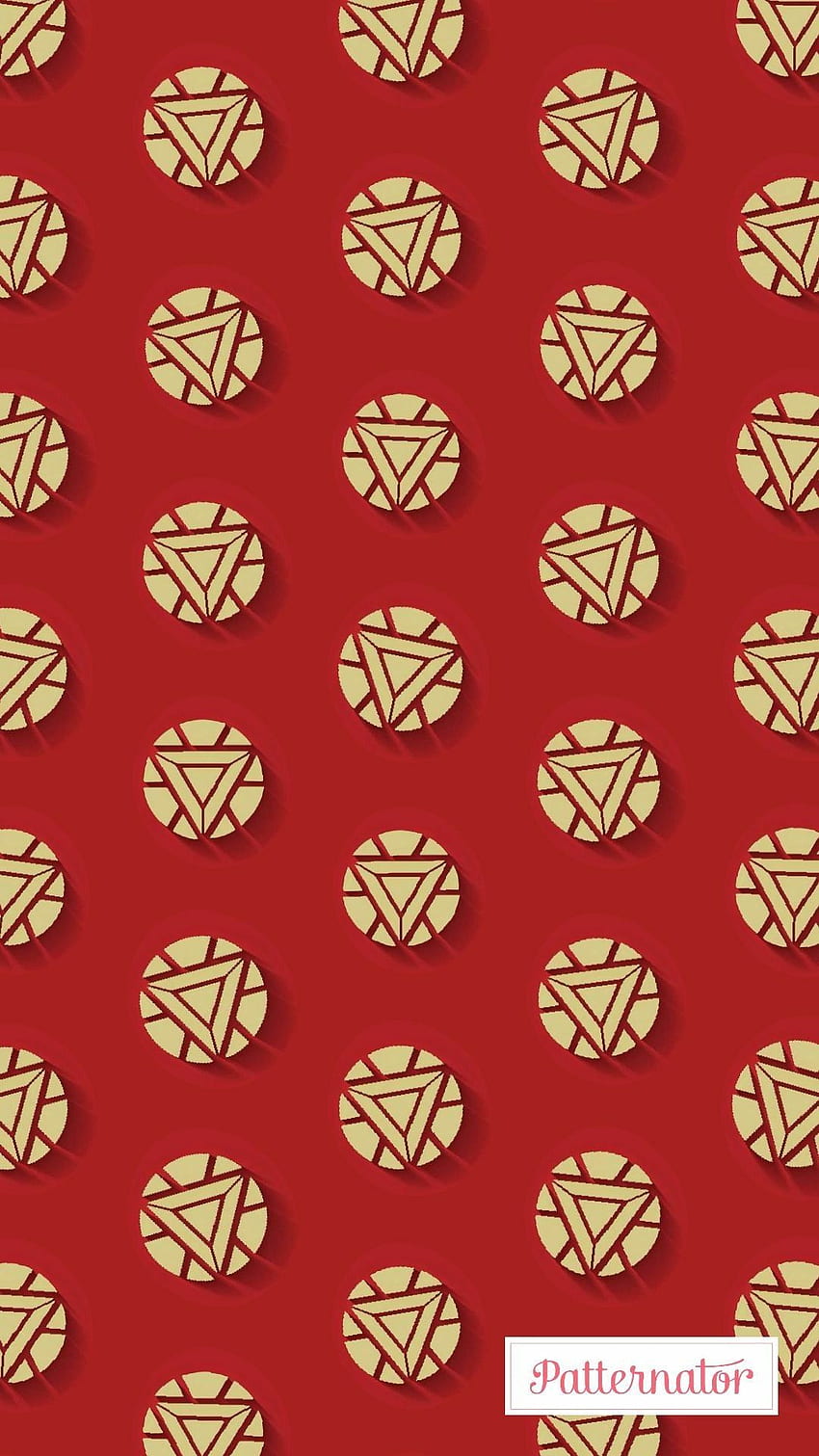 Iron Man Pattern, Marvel Pattern HD phone wallpaper