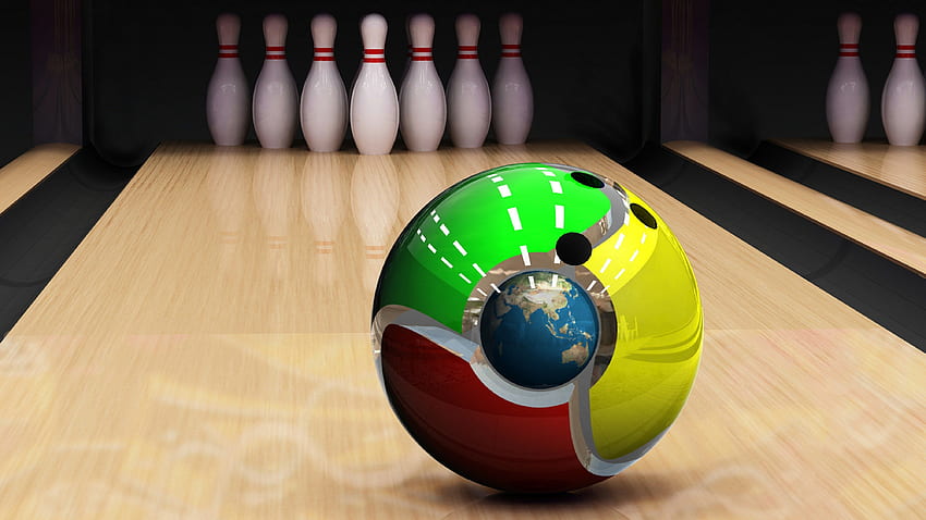 Bowling Ball Computer Chrome HD wallpaper
