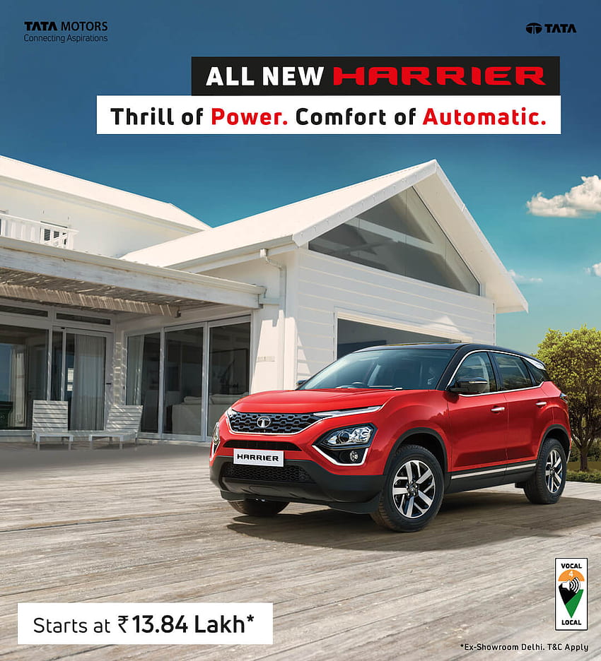 Tata Harrier - Check Harrier , Variants, Features, Specs, Car Review HD phone wallpaper