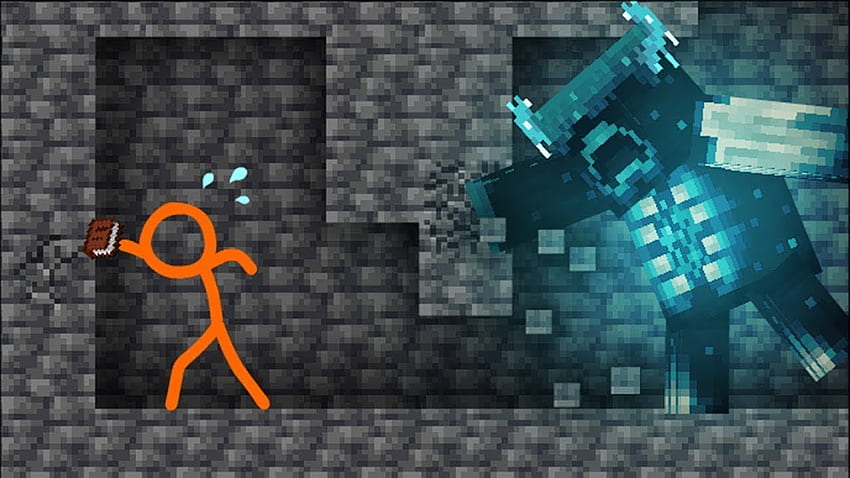 The Warden - Animation vs. Minecraft Shorts Ep 26, Alan Becker Wallpaper HD