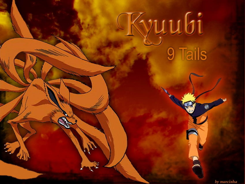 Kyuubi 9 Tails, otro, chicas, anime fondo de pantalla