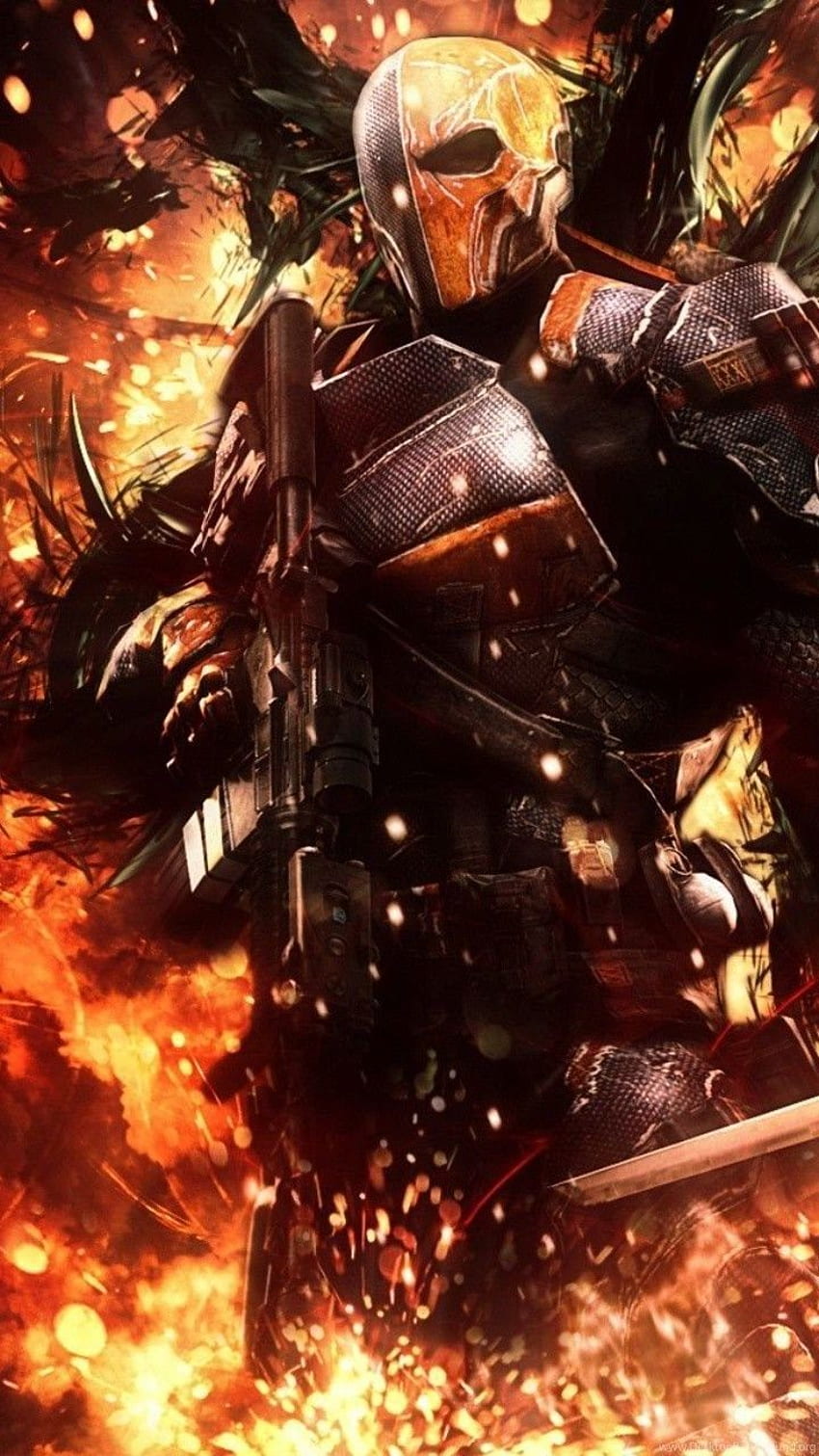 Badass Deathstroke : Arrow Background HD phone wallpaper