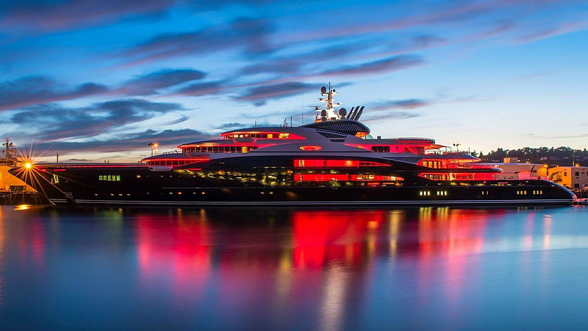 Jacht, luksusowe prywatne jachty: Mega Yacht Full Tapeta HD