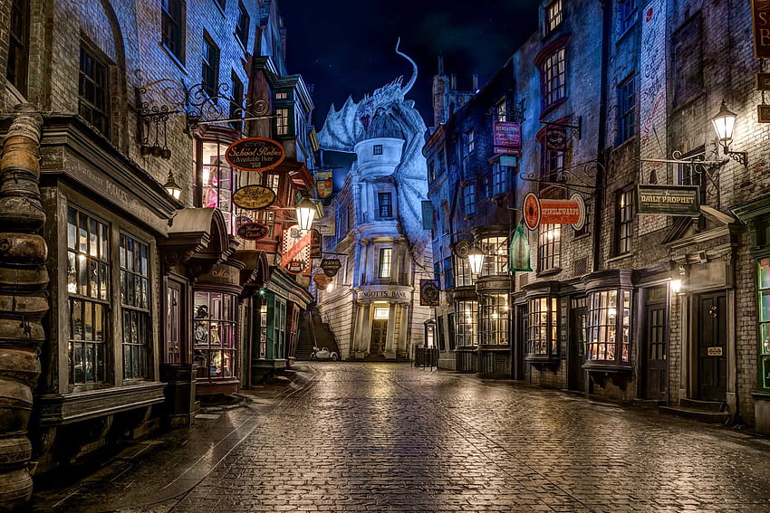 Why Diagon Alley can never be repeated. Harry potter pc, Chateau poudlard, Harry potter trucs HD wallpaper