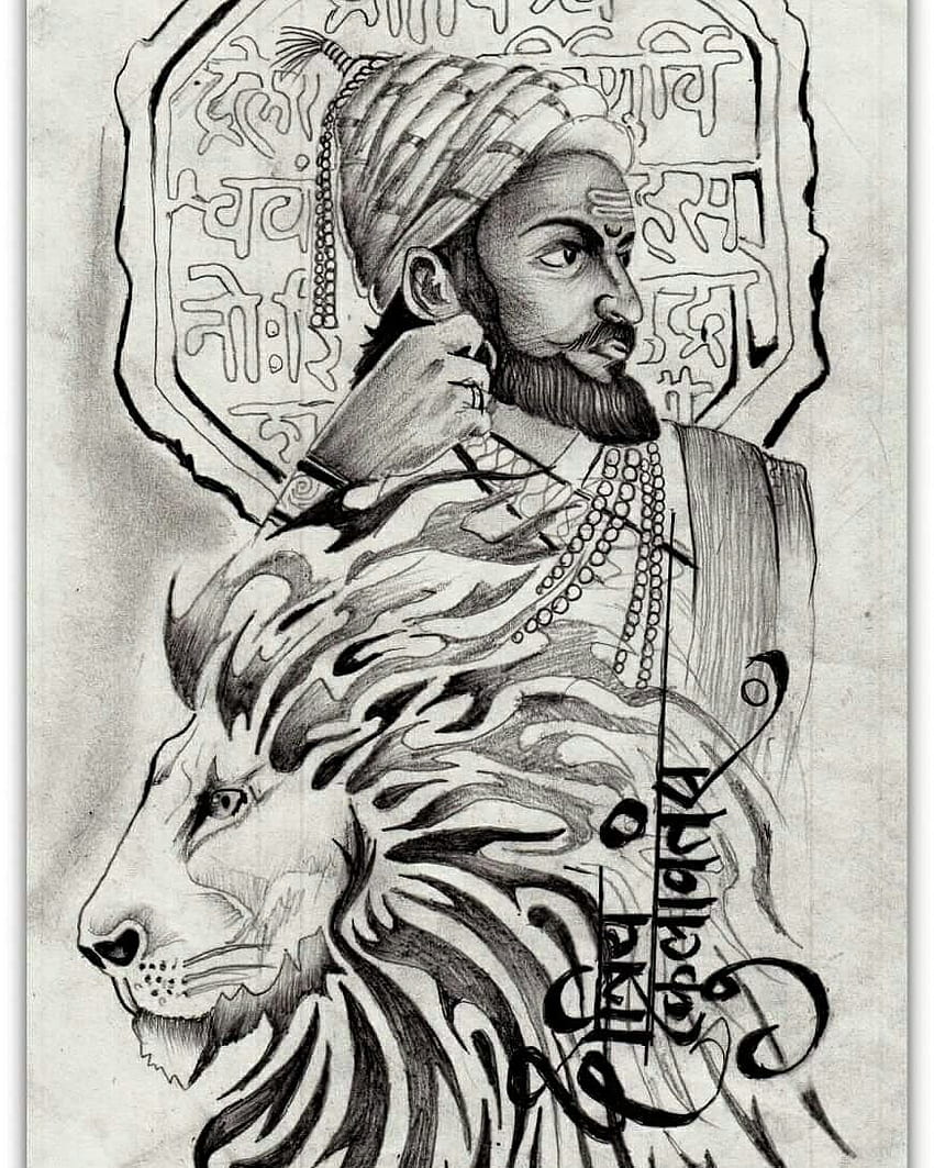Chatrapati Shivaji Maharaj tattoo  By Pratik Nagvekar  Mumbai  Tattoos  Portrait tattoo Shivaji maharaj tattoo