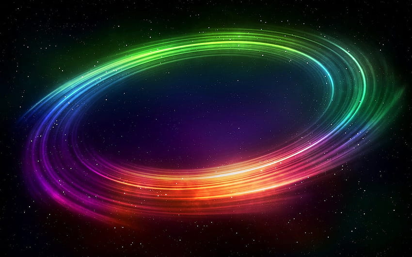Background Rainbow Colors, Nature, Outer Space. Best, Rainbow Planet HD wallpaper
