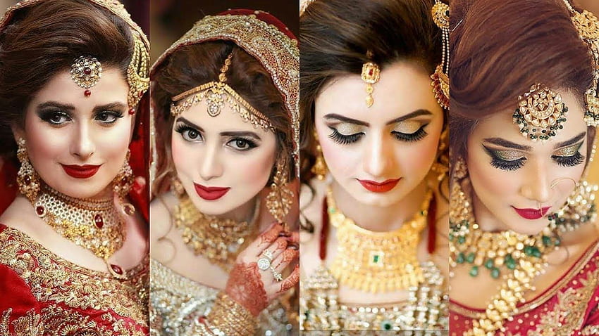Braut Make-up, Make-up Hochzeit HD-Hintergrundbild