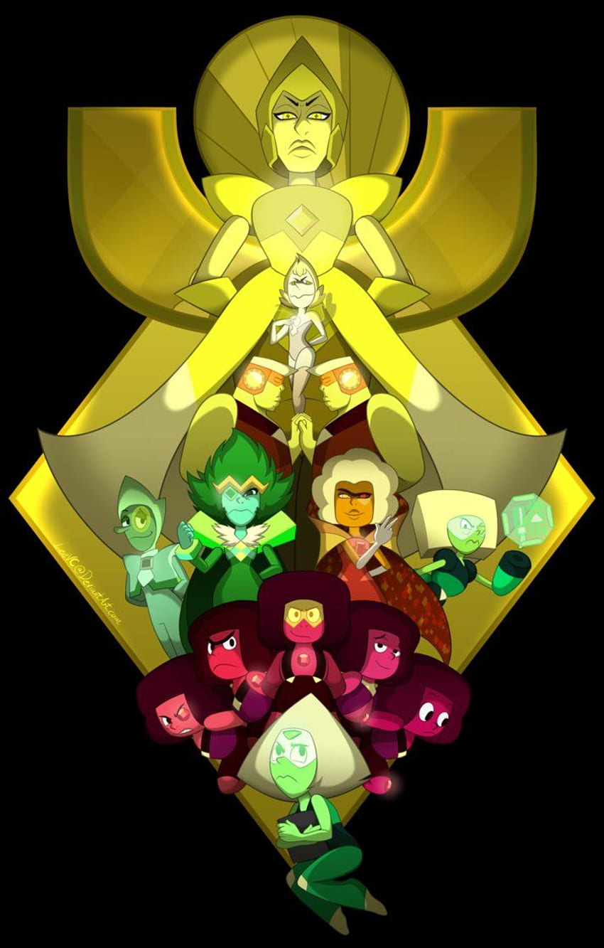 So here's Yellow Diamond's Court! Pretty happy with how quickly I managed to get this out an. Steven universe diamond, Steven universe fanart, Steven universe gem HD phone wallpaper