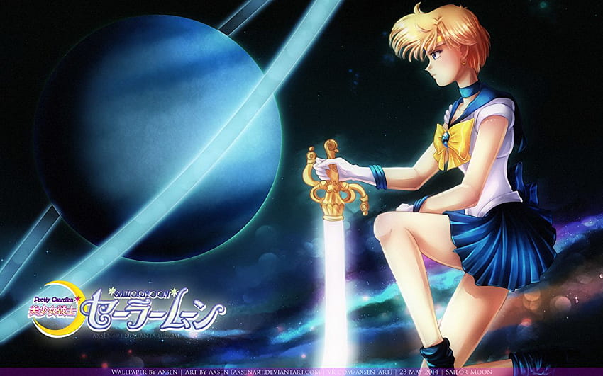 Sailor Moon Swords Skirt planet Sailor Uranus, Haruka HD wallpaper