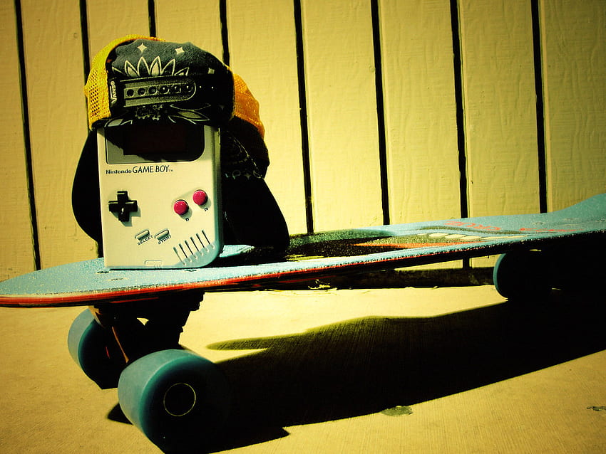 RETRO RAD DUDE GAMEBOY (). . Kyle Robinson. Flickr, Retro Skateboard HD wallpaper