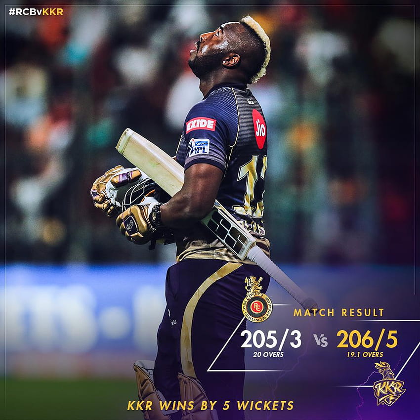 KolkataKnightRiders - We have finally got back to our, Andre Russell HD phone wallpaper