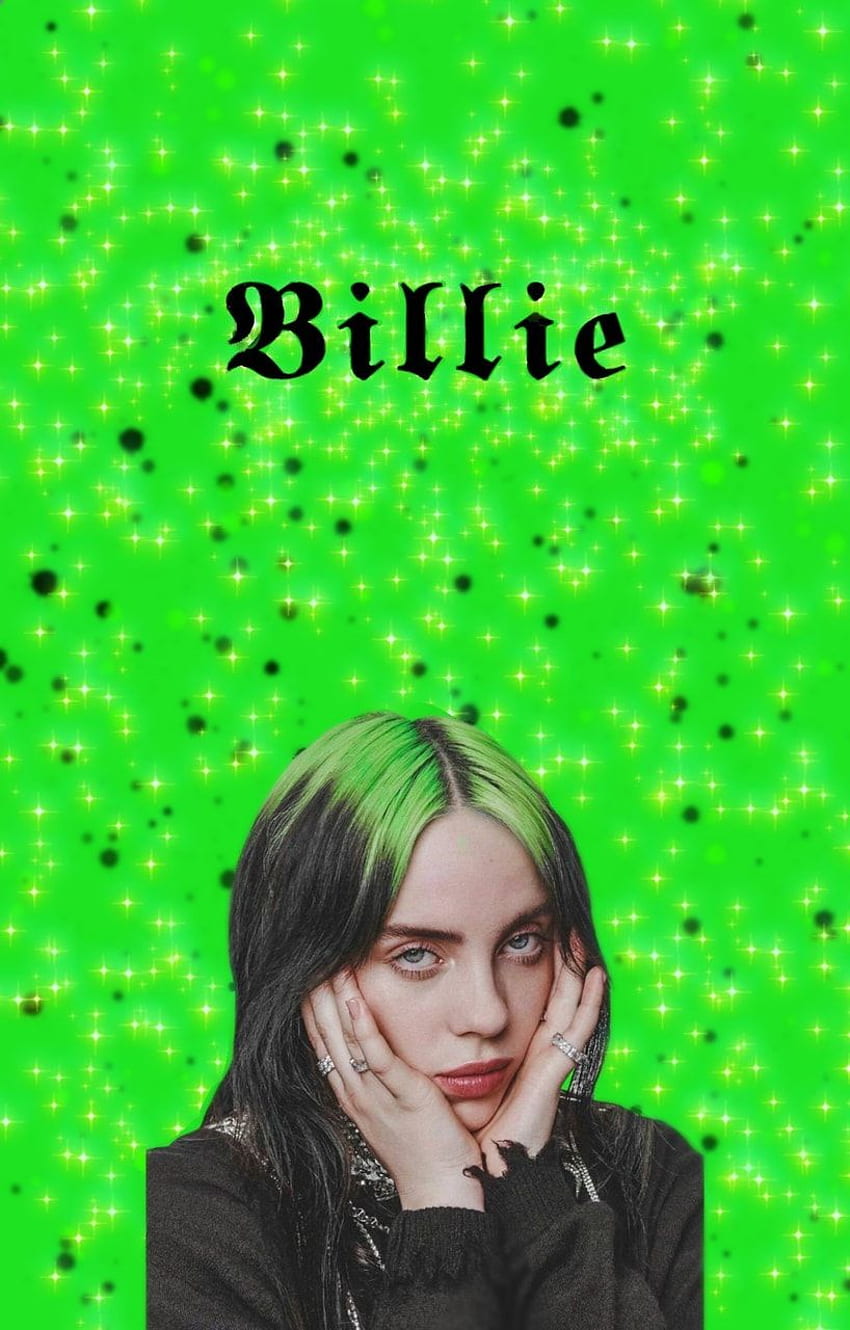 About green in W A L L P A P E R S by :), Billie Eilish Green Hair HD ...