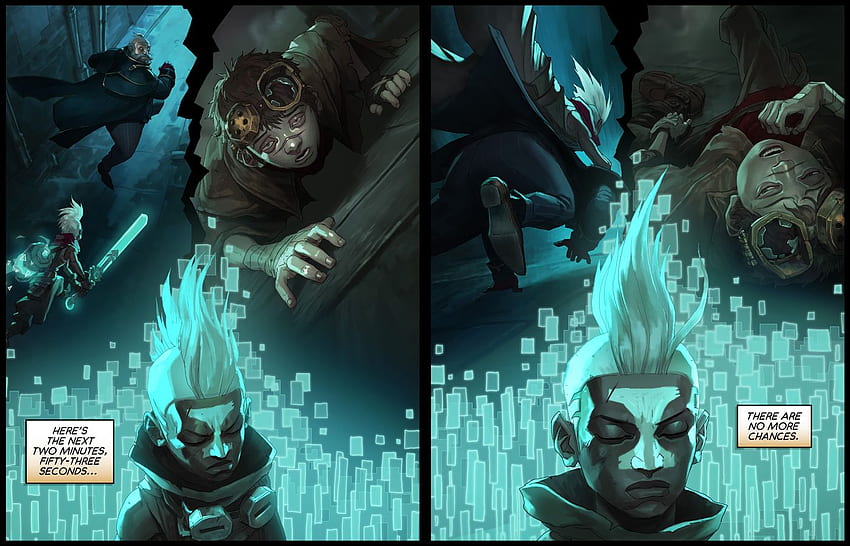 Arte oficial de Ekko - LoL. fondo de pantalla