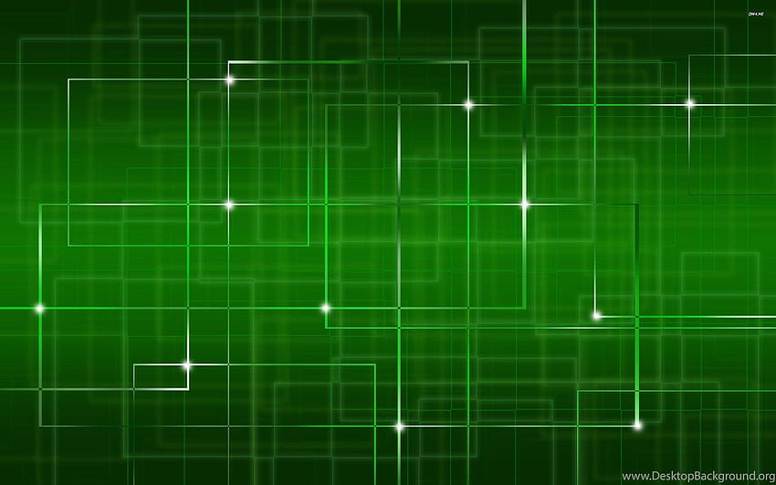 緑のネットワークの抽象的な背景 高画質の壁紙