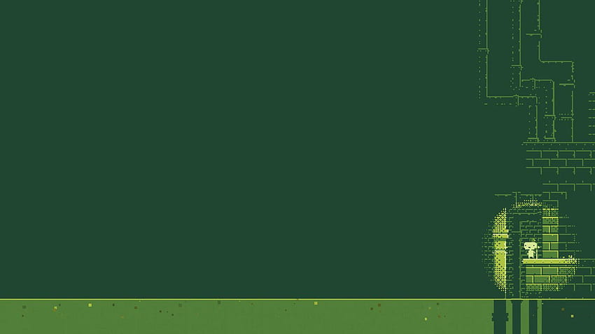 Spiel-Retro-Hintergrund, grünes Retro HD-Hintergrundbild