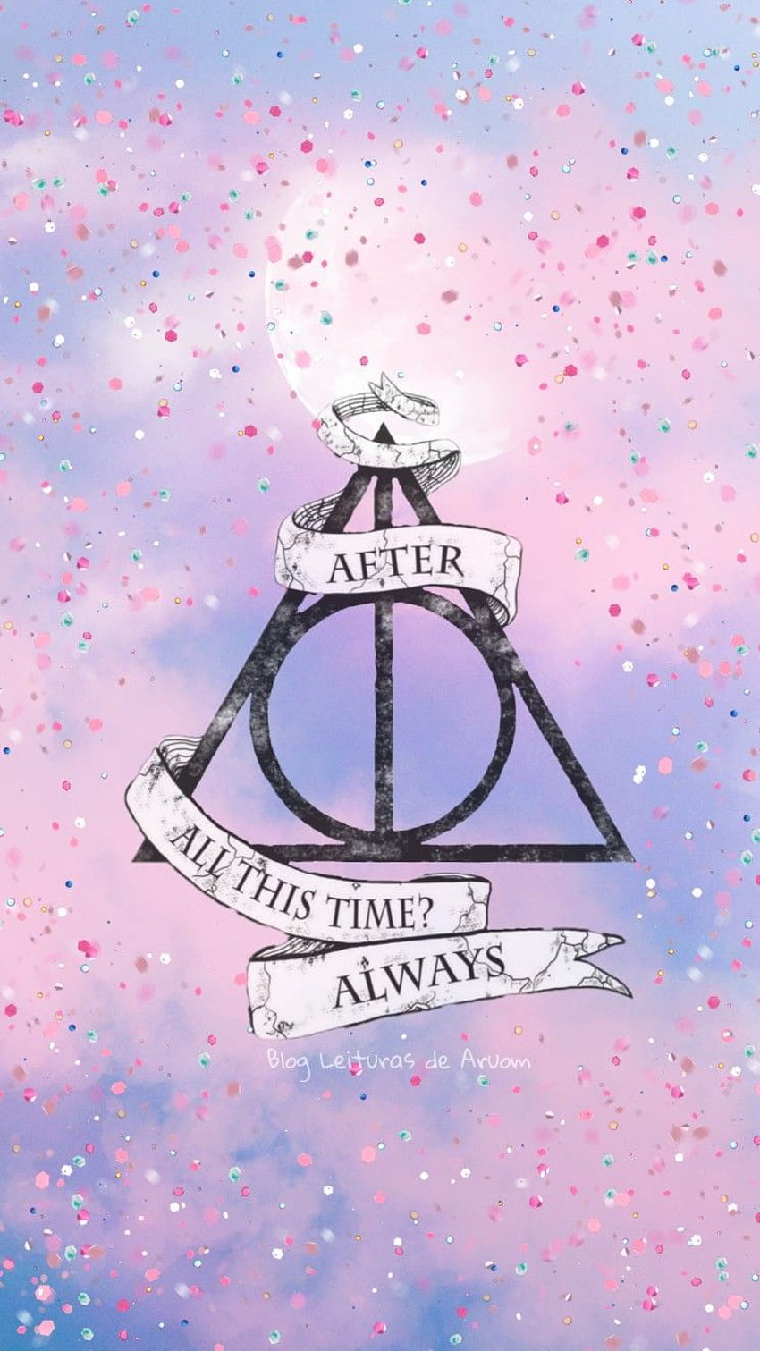 Wallpaper Dealthy Hallows always | Harry potter wallpaper, Harry potter  painting, Harry potter drawings
