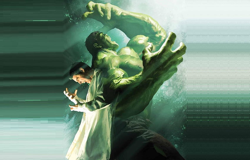 The Beast Within, hulk, art, green, comics HD wallpaper