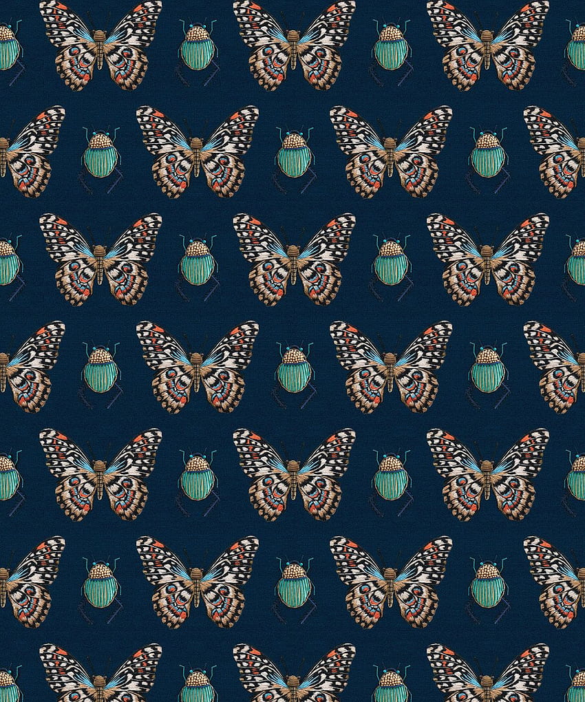 Beetle & Butterfly • Handcrafted • Milton & King USA, Turquoise Butterfly HD phone wallpaper