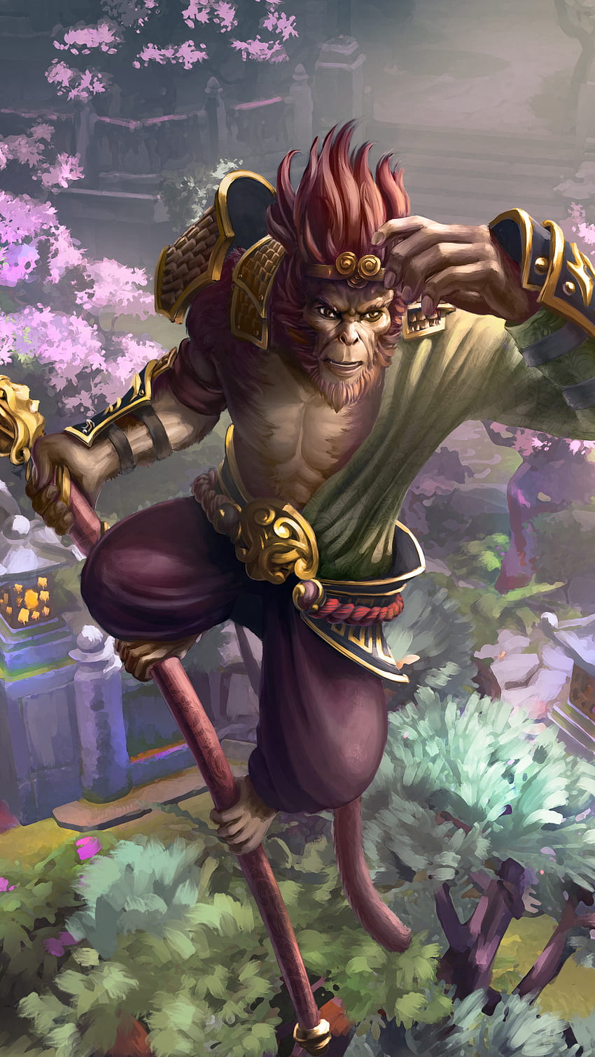 Roi des singes, Jin Mori Roi des singes, Sun Wukong Fond d'écran de ...