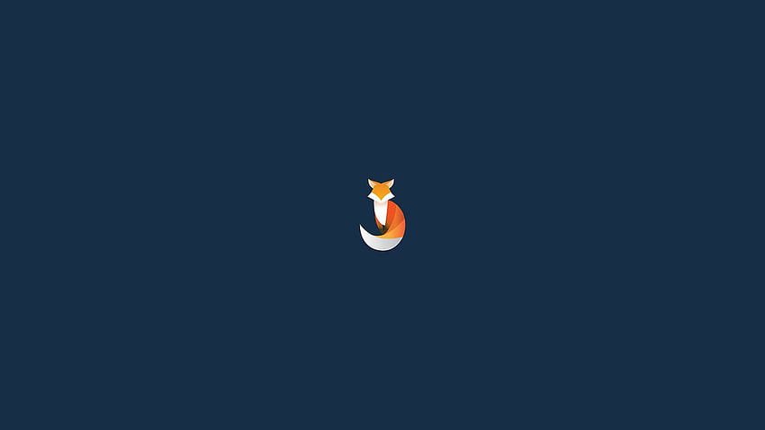 Fox Logo Minimalism Resolution HD wallpaper | Pxfuel