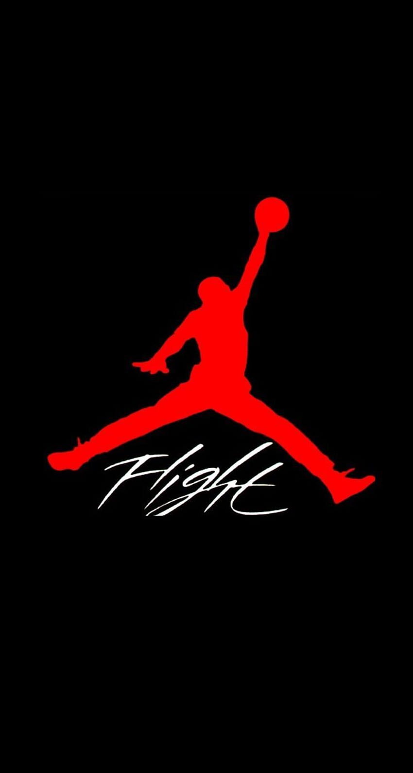Telefon mit Air Jordan-Logo HD-Handy-Hintergrundbild