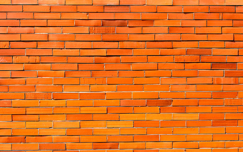 Orange Brick Wall - Brickwork - - - Tip HD wallpaper