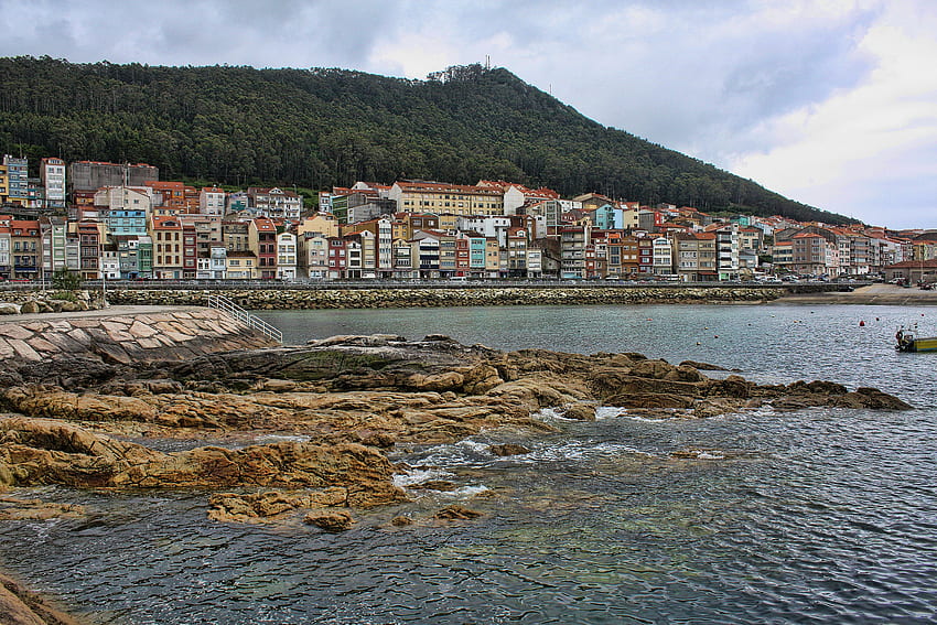 Pueblo costero Galicia I Ultra . Fundo papel de parede HD