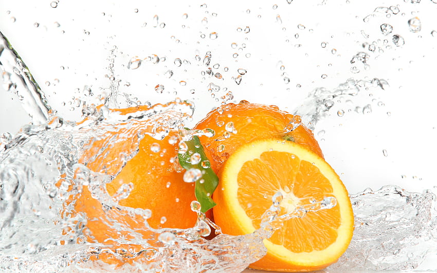 Orange , Orange Splash HD wallpaper