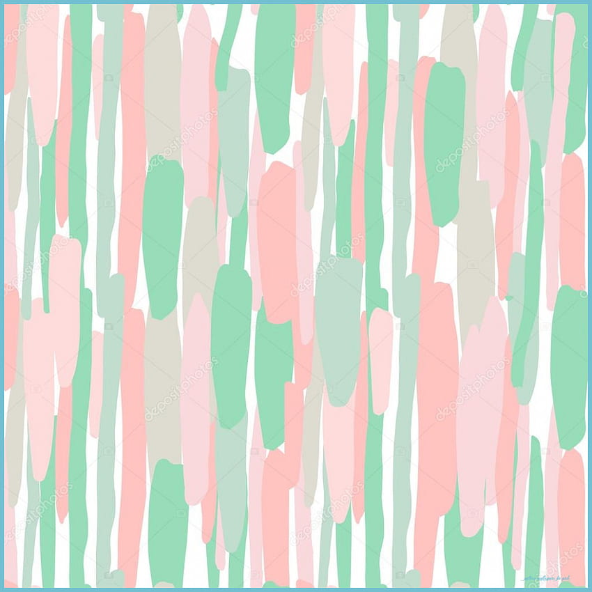 Seamless Hand Painted Abstract Pattern. Pastel Background For Girls. Hand Drawn Pattern. Vector Illustration HD phone wallpaper