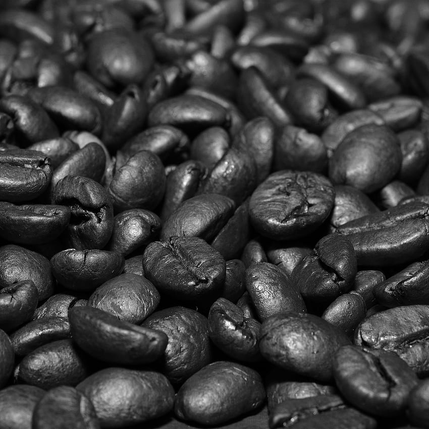 Coffee Bean Roasted Aroma Dark Bw , Aromatic HD phone wallpaper