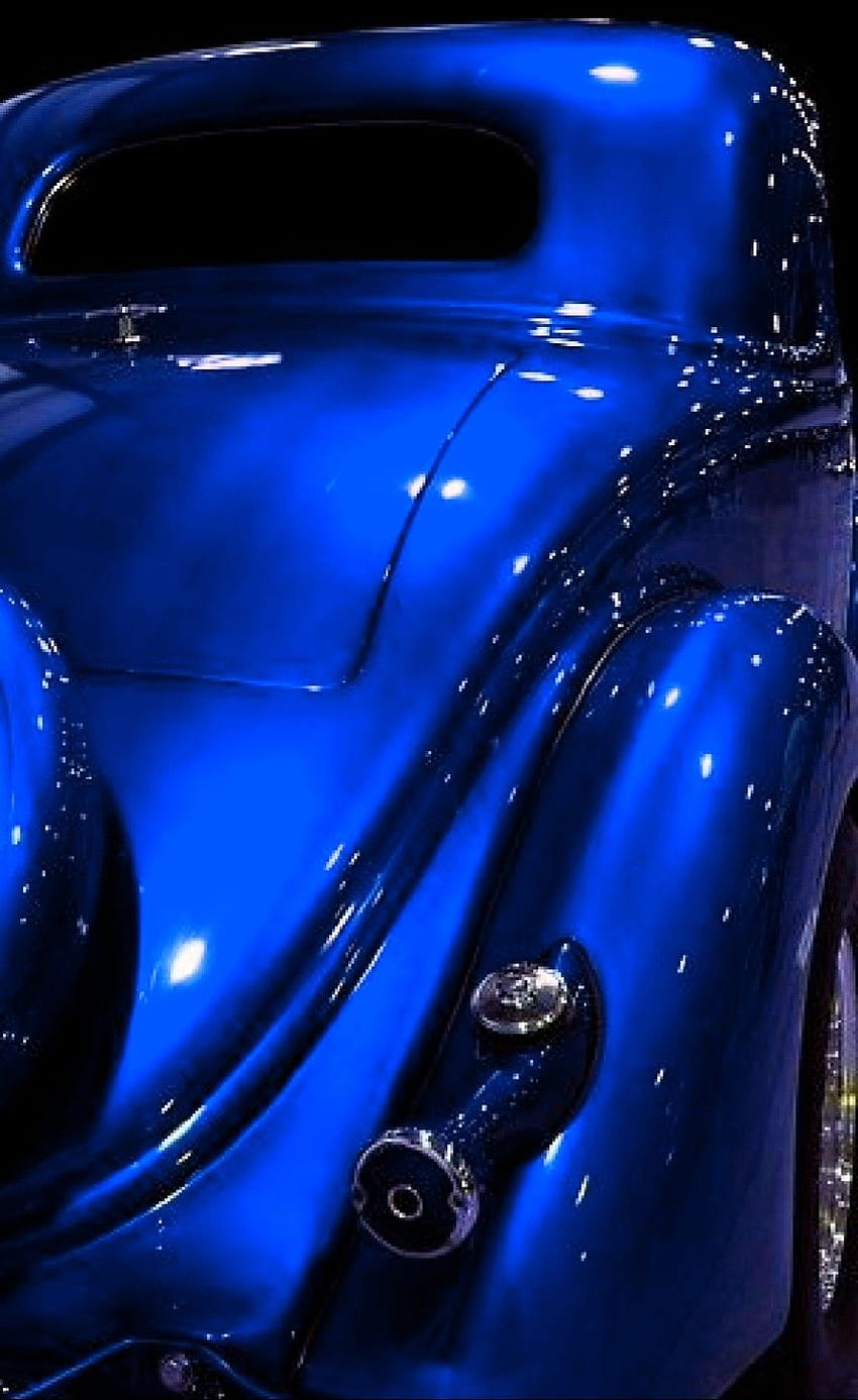 blaues Auto. Blaues Auto, Autolackfarben, blaue Farbe, elektrisches blaues Auto HD-Handy-Hintergrundbild