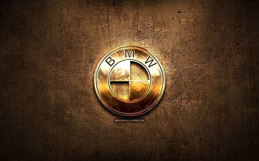 Bmw golden logo HD wallpapers | Pxfuel