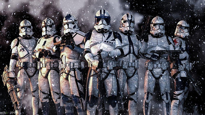 501st Star Wars Clone Trooper กองพันที่ 501 วอลล์เปเปอร์ HD