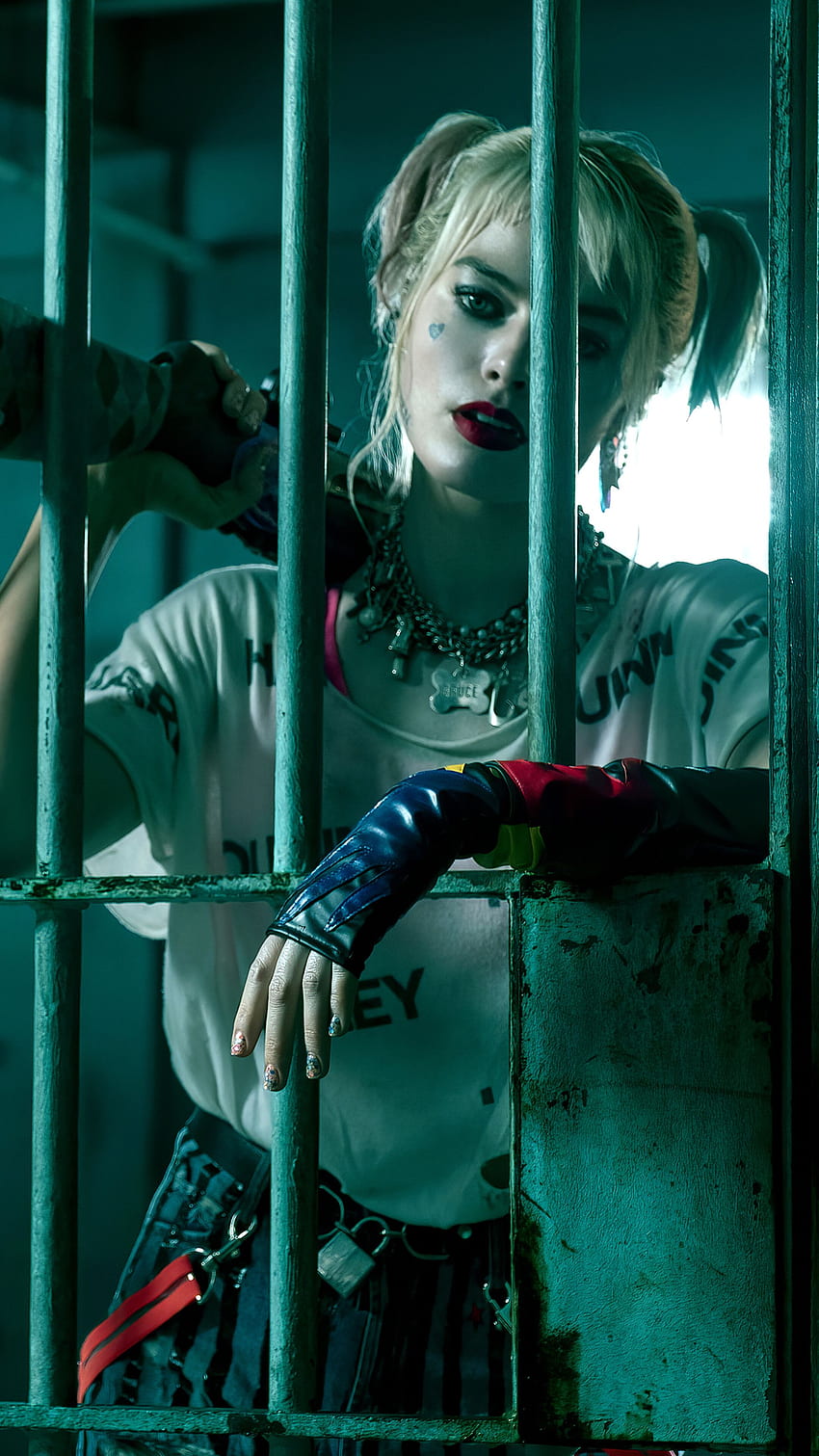 Harley Quinn, Prison, Birds of Prey, Margot Robbie, 전화, , 배경 및 . 모카, 할리퀸 에스테틱 HD 전화 배경 화면