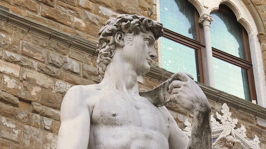 Michelangelo, Statue of David HD wallpaper