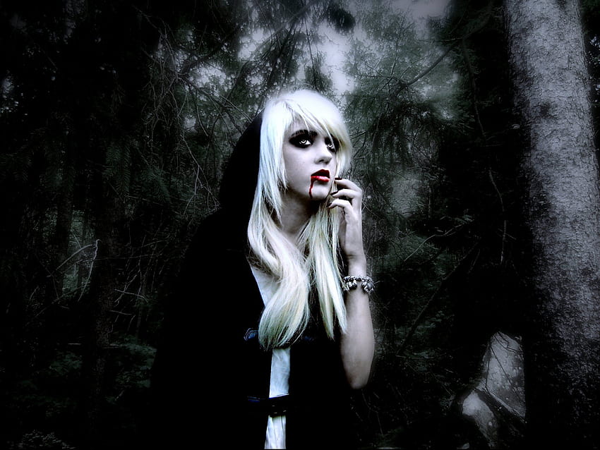 Fantasy artwork art dark vampire gothic girl girls horror evil blood ...