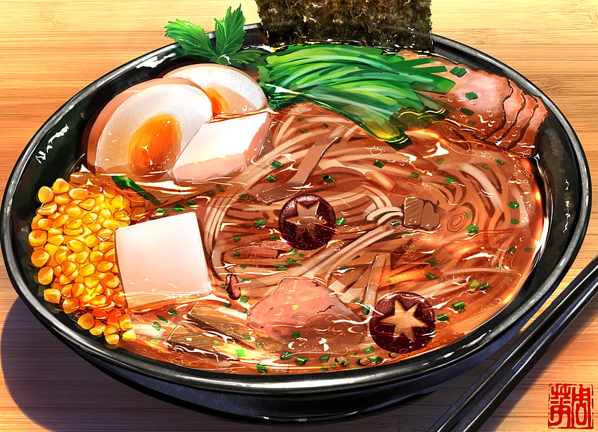 What Is Anime Food Background Picture Food Background Image And Wallpaper  for Free Download