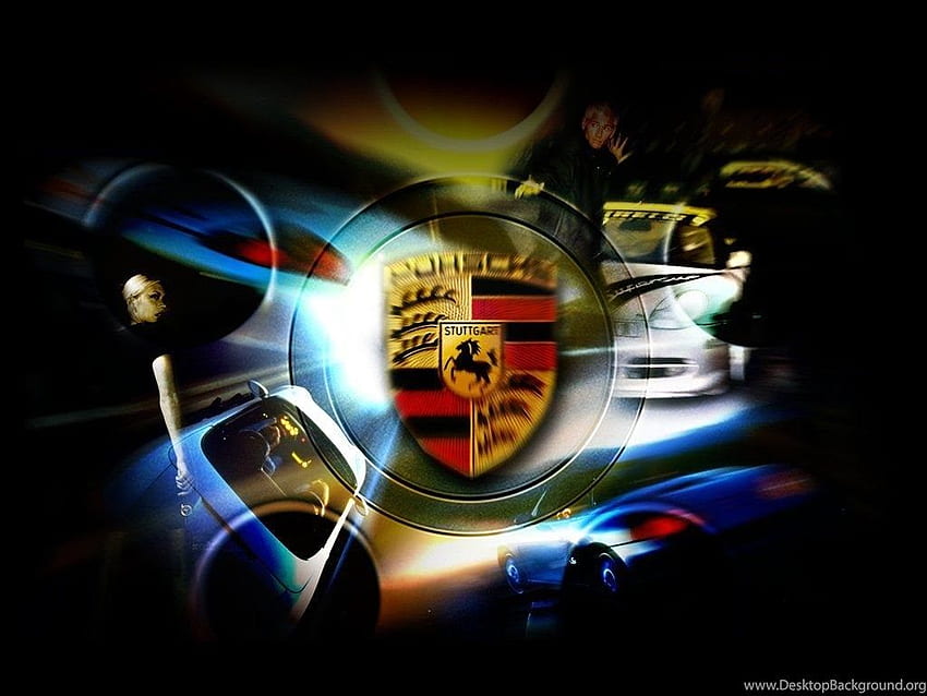 Porsche Logo Background, Ultra Porsche Shield HD wallpaper