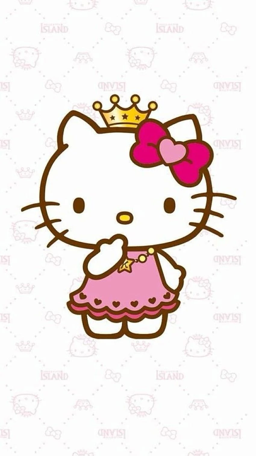 Sanrio hello kitty, Hello kitty, Papel pintado de hello kitty, Hello Kitty Princess Tapeta na telefon HD