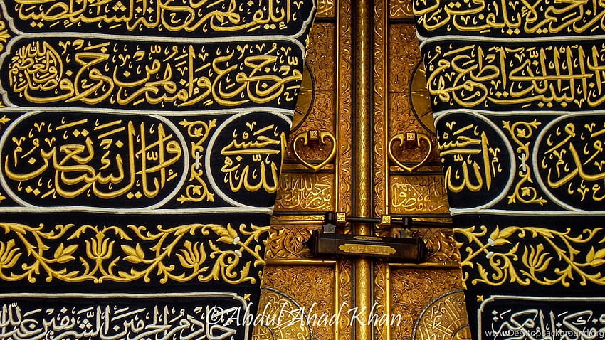 Seni, Islam, Ka'bah, Agama, Pintu Ka'bah. Latar Belakang, Pintu Ka'bah Wallpaper HD