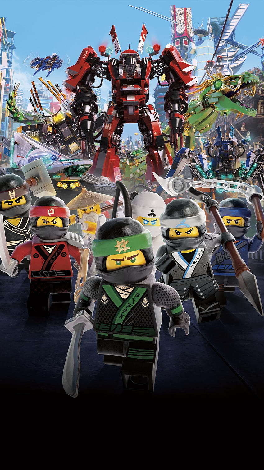 The Lego Ninjago Movie (2017) Phone . Moviemania. Lego ninjago movie, Lego ninjago lloyd, Lego ninjago, LEGO Ninjago Dragon HD phone wallpaper