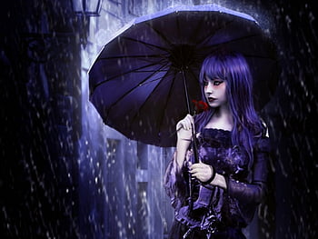 Purple Rain Anime Purple Water Performing Arts Full HD HDTV - Eyecandy for  your XFCE-Desktop 