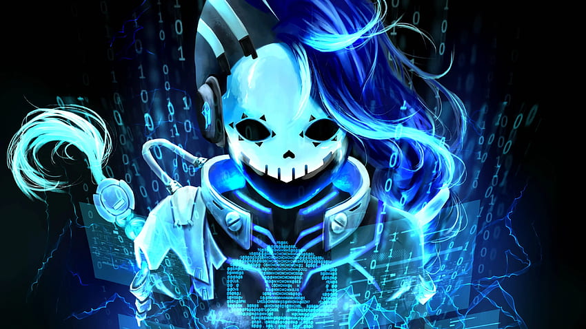 Sombra Hacker Overwatch HD wallpaper