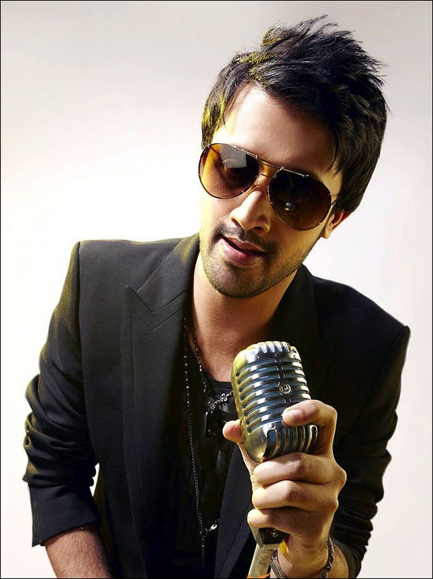 Атиф Аслам Най-добър пакистански певец. Атиф аслам HD тапет за телефон